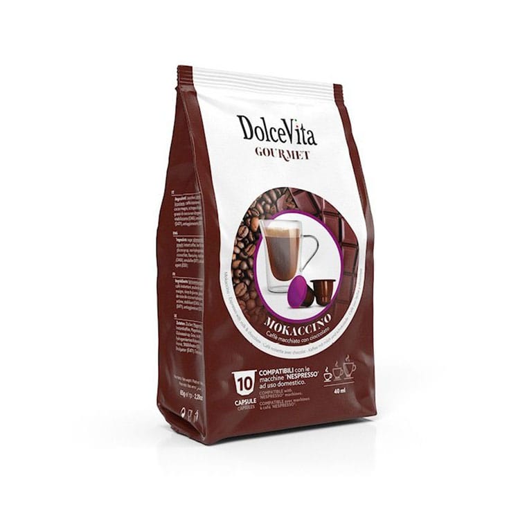 Mokaccino Dolce Vita capsule per Nespresso venduto da verocaffe.eu