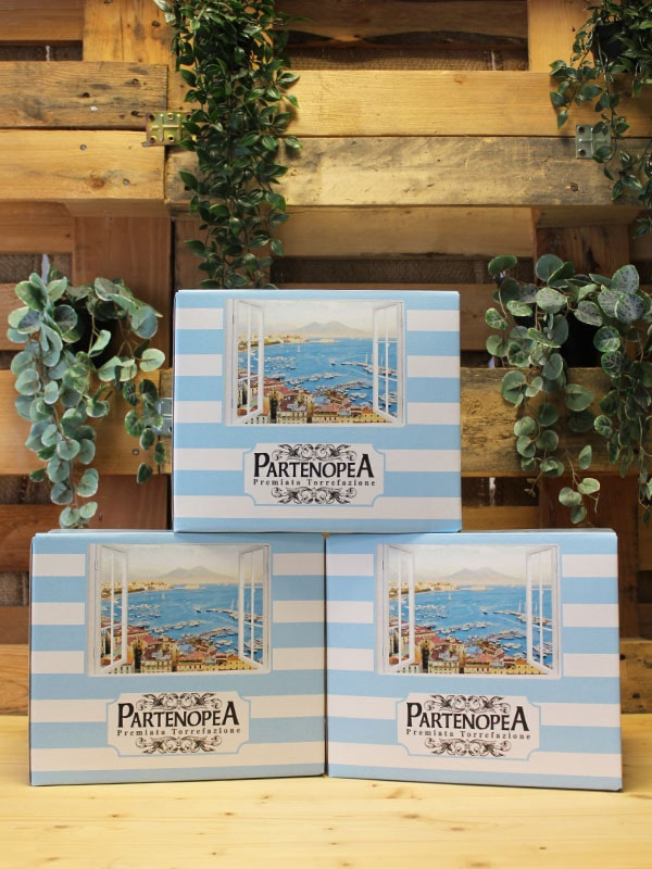 Scatola Nero Sorrento Premiata Torrefazione Partenopea 300 capsule per Nespresso