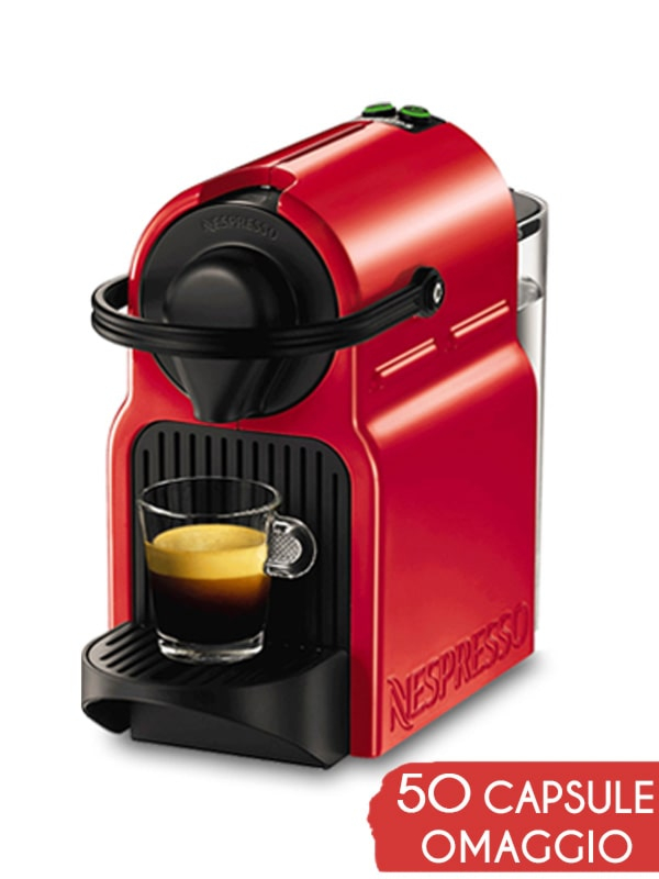 Macchina da Caffè Nespresso Inissia Rossa