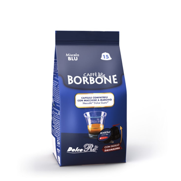 Miscela Blu Borbone DolceRe 15 cps for Dolce Gusto