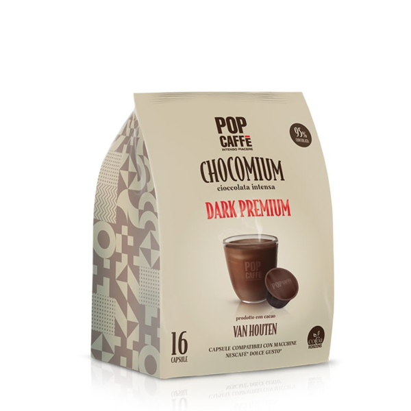 Chocomium Van Houten Dark Premium Pop Caffè for Dolce Gusto