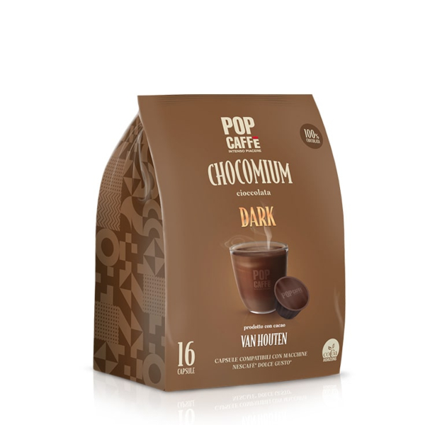 Chocomium Van Houten Dark Pop Caffè for Dolce Gusto