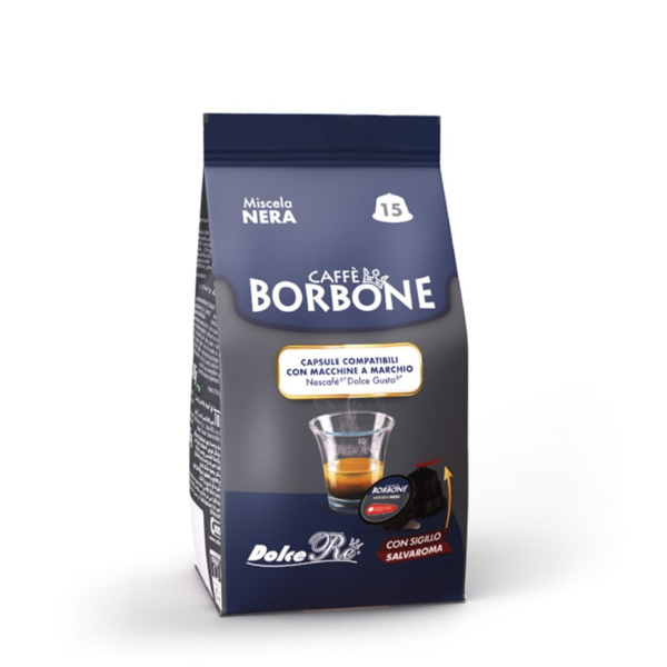 Miscela Nera Borbone DolceRe 15 cps for Dolce Gusto