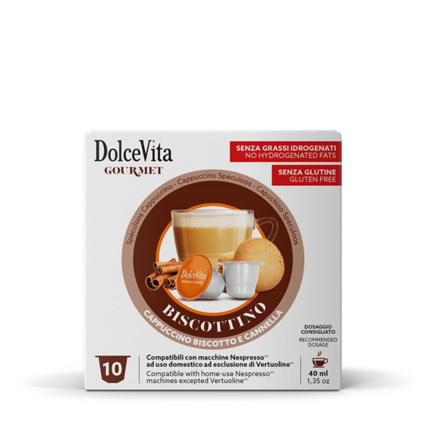 Biscottino Dolce Vita capsule per Nespresso