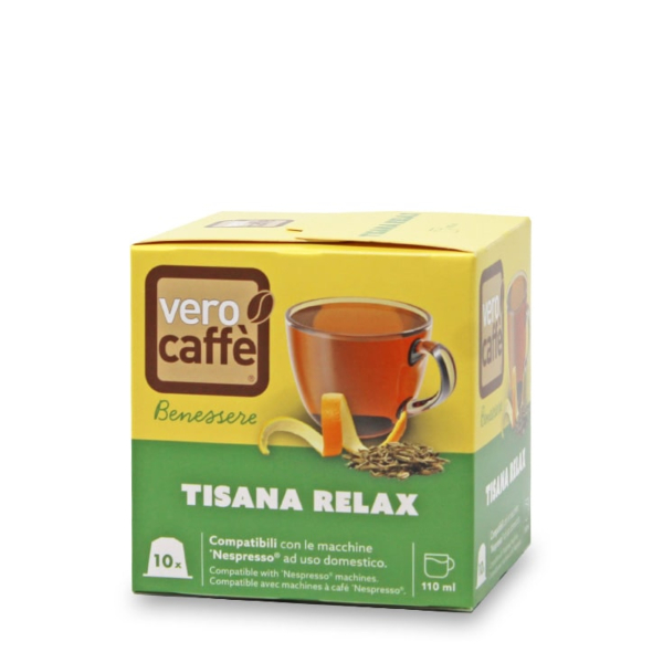 Relax Herbal Brew VeroCaffè per Nespresso - tisana relax