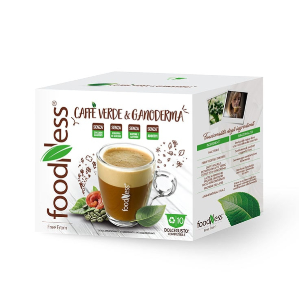Caffè Verde & Ganoderma Foodness capsule per Dolce Gusto