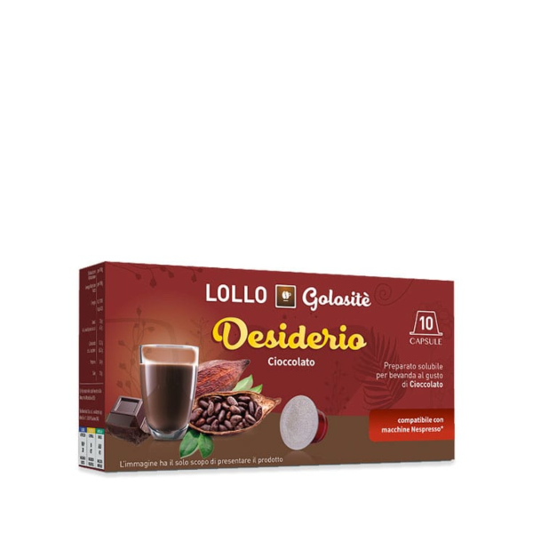 Cioccolato Lollo Caffè 10 capsule per Nespresso