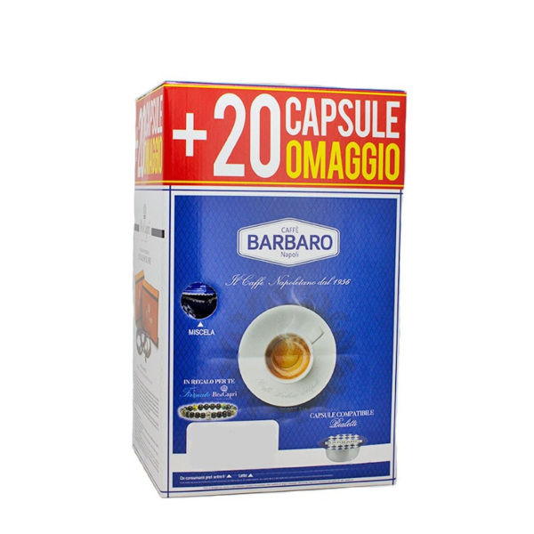 Cremoso Caffè Barbaro Napoli capsule per Bialetti
