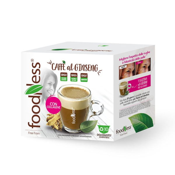 Ginseng & Collagene Foodness capsule per Dolce Gusto