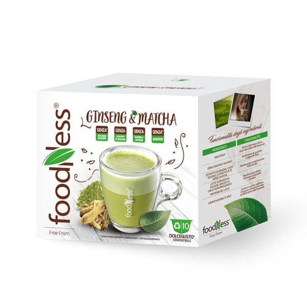 Ginseng & Matcha Foodness capsule per Dolce Gusto