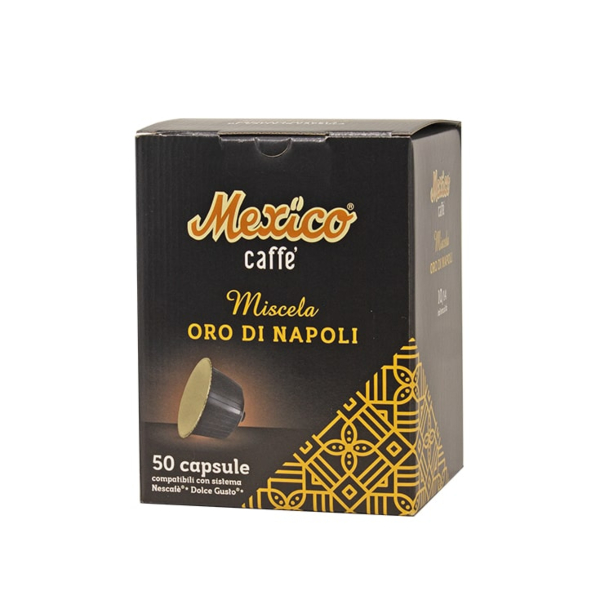 Oro di Napoli Mexico Caffè 50 capsule per Nescafè Dolce Gusto