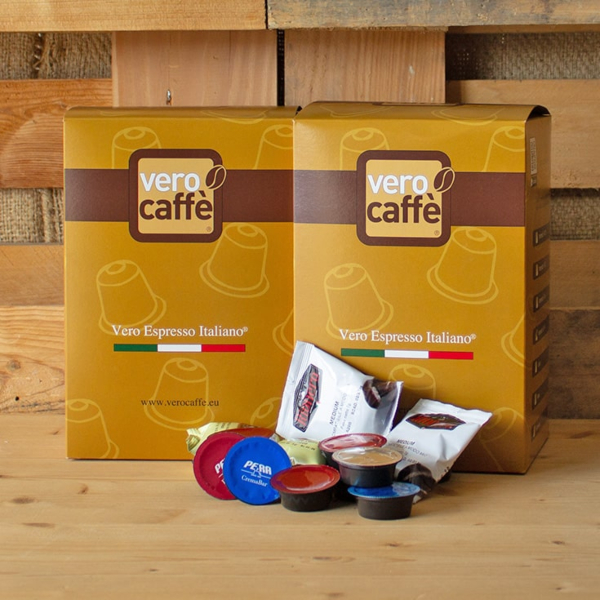 Discovery Coffee Box capsules compatible Lavazza A Modo Mio x2- Intensity 4-14