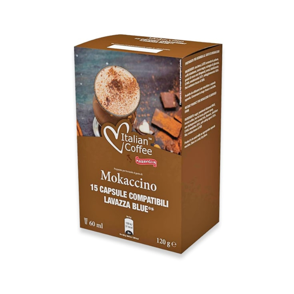 Mokaccino Italian Coffee capsule per Lavazza Blue