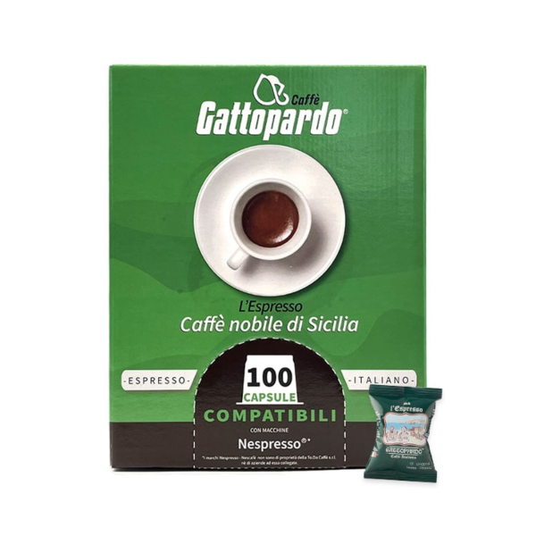 Decaffeinato Gattopardo To.Da 100 capsule per Nespresso
