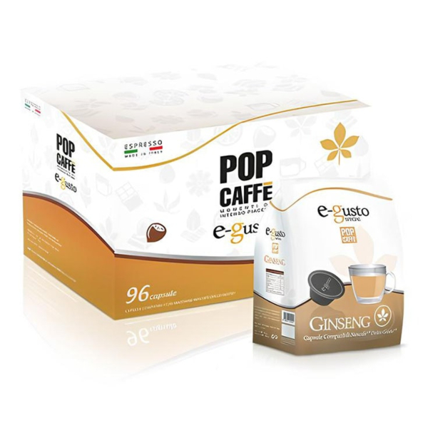 Scatola Ginseng Pop 96 capsule per Dolce Gusto