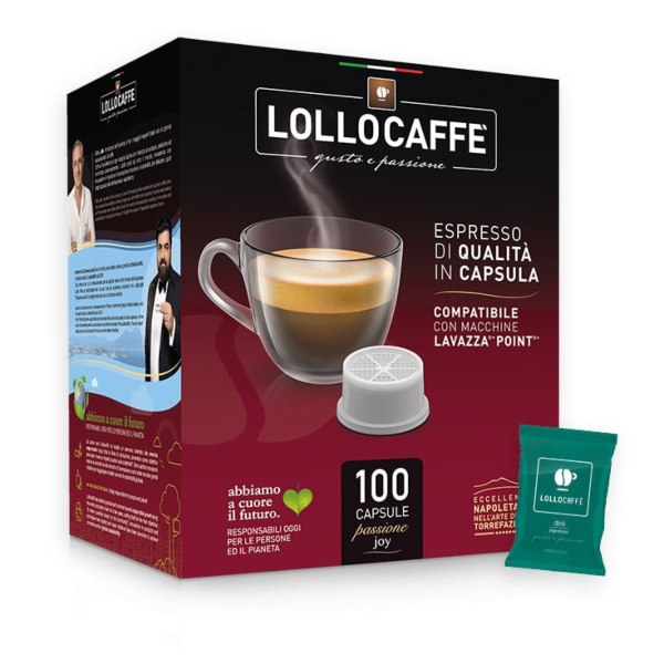 Decaffeinato Lollo Caffè capsule per Lavazza Espresso Point