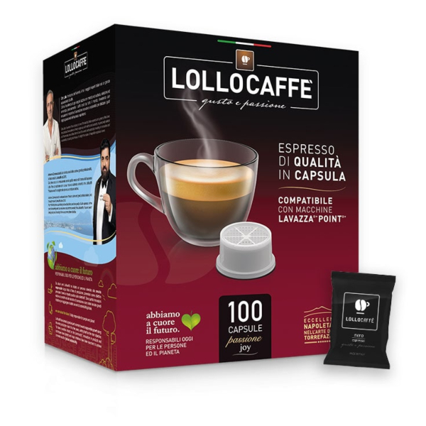 Nero Lollo Caffè capsule per Lavazza Espresso Point