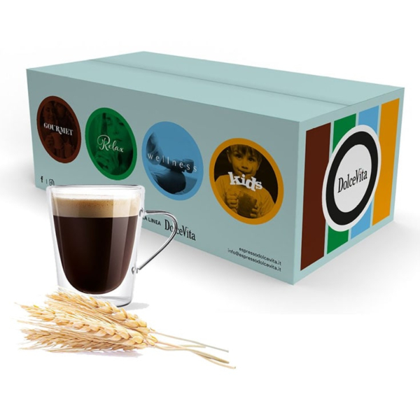 Scatola Orzo Naturale 120cps Dolce Vita capsule per Nespresso