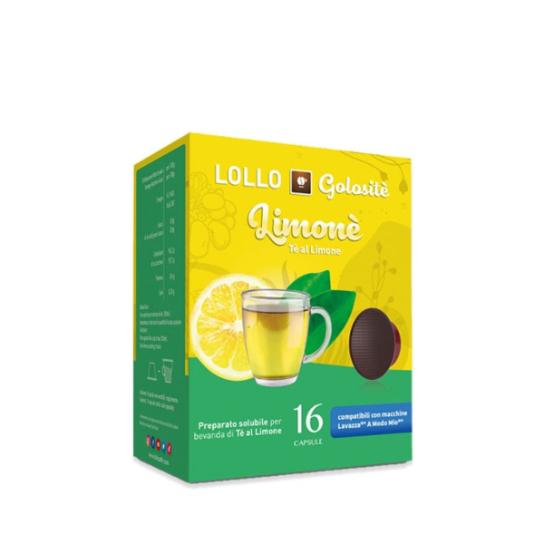 Tè al Limone Lollo Caffè 16 capsule per A Modo Mio