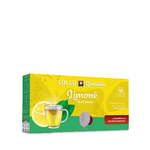 Tè al Limone Lollo Caffè 10 capsule per Nespresso